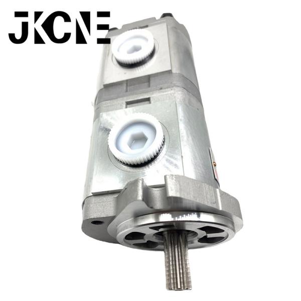 YC15 mini pelle 3 étages YC13 triple transmission hydraulique pompe pilote à double engrenage