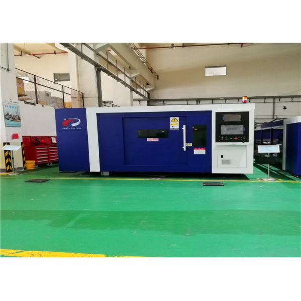 Metal Sheet Fiber Laser Cutting Machine 2400W CNC Control System