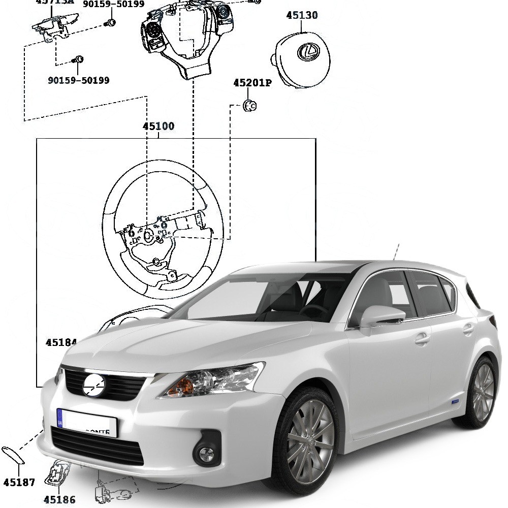 Full Range Car Accessories OE NO. 451300N040C0 for Toyota Lexus CT200 Manufacturing