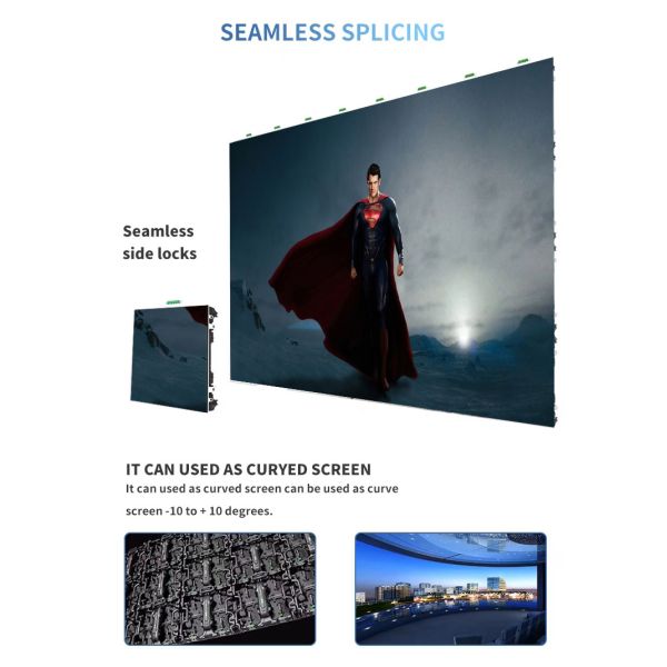 Hot Selling Church Conference Stage Rental LED Cabinet Aluminum Led Module P1.86 P2.6 P3.91