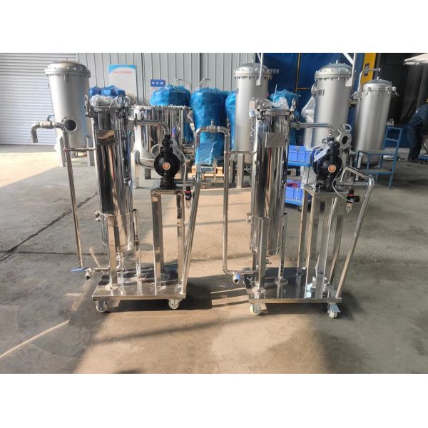 Высокая фильтрация масла водоочистки машины вагонетки корпуса фильтра сумки давления 2