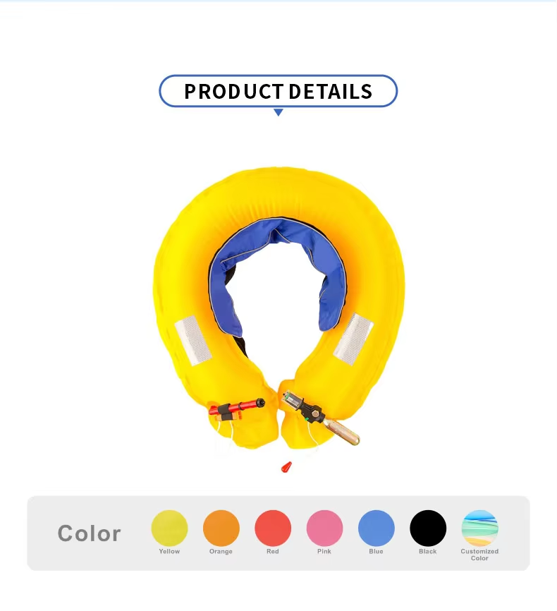 CQYD Oxford + TPU  Inflatable Life Jacket