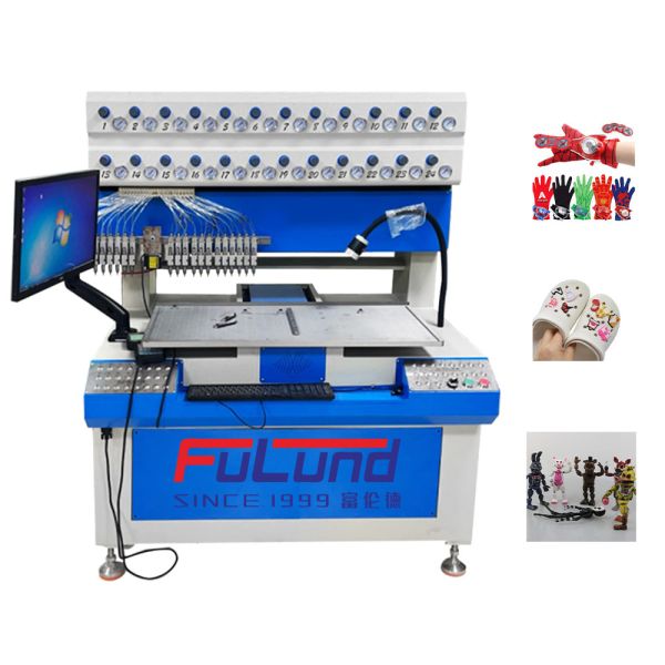 Glue Dispenser Robot Silicone Labels Making 24 Colors Pvc Rubber Patch Machine With High Quality And Best Price
