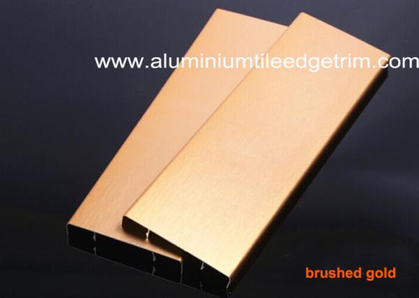 Durable Brushed Aluminium Skirting Perth / Board 60mm Height House Decoration