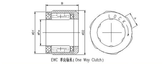 1WC0809 EWC0809 Fishing Reel One Way Needle Roller Bearing