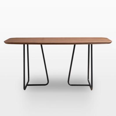 Nordic Reclaimed Wood Dinning Table set for 4 Iron Frame