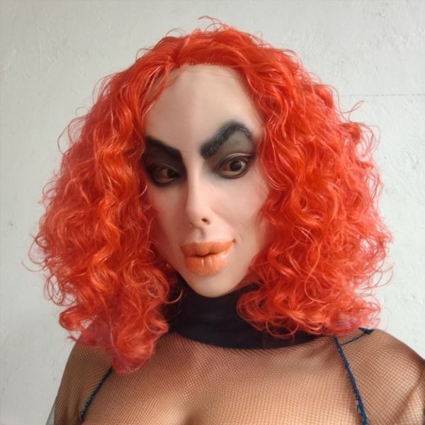 Latex Fantasy Mask for Theatrical Use - One Size Fits Most and Lightweight at 280g