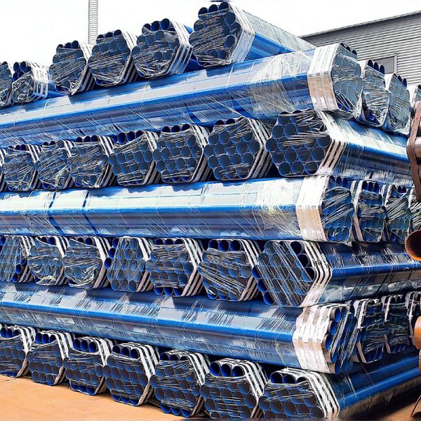 Color Plastic Coated Steel Pipe Customizable Inner and Outer Plastic-Coated Composite Steel Pipe