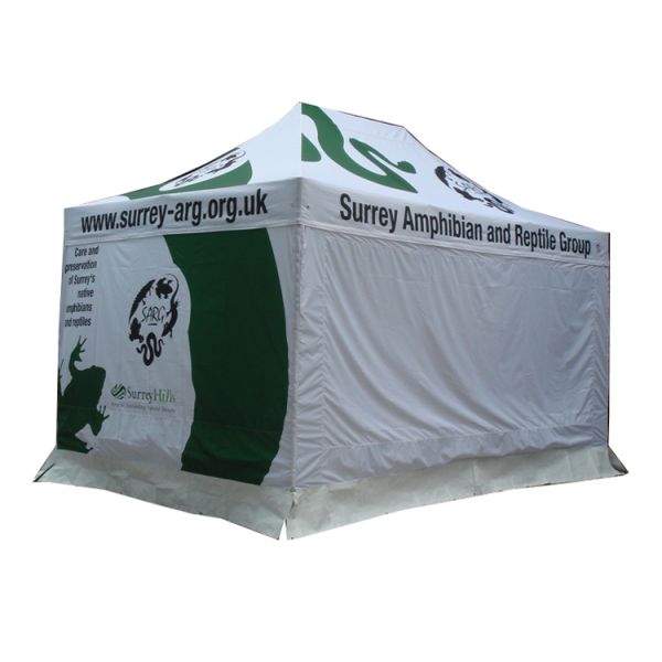 3X4.5 Marquee Gazebo Shade Tent CMYK Heat Transfer Printing Strong Framework
