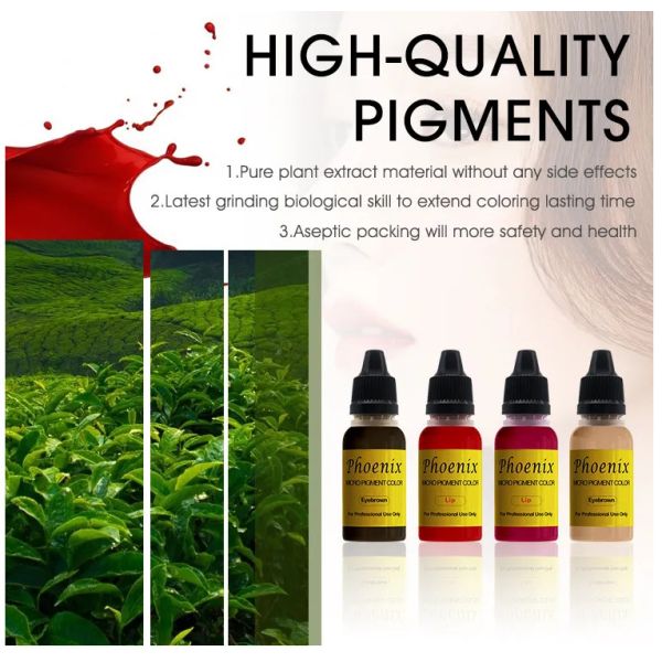 Чернила татуировки макияжа цвета пигмента татуировки брови метки частного назначения 15ml постоянные