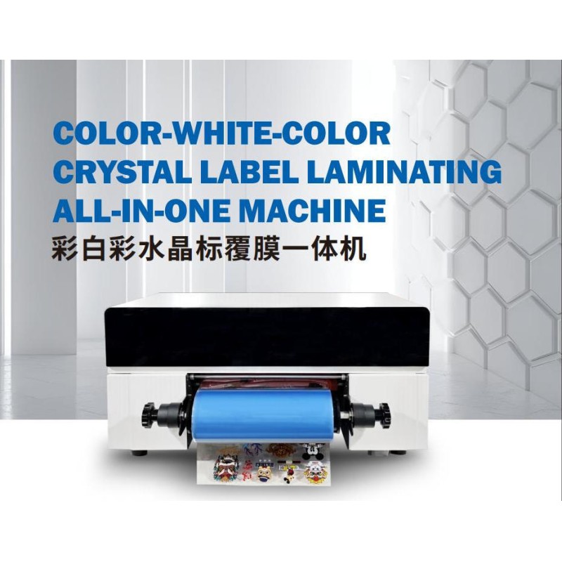 Laminating Crystal Label Printer Textiles And Fabrics All In One Printer