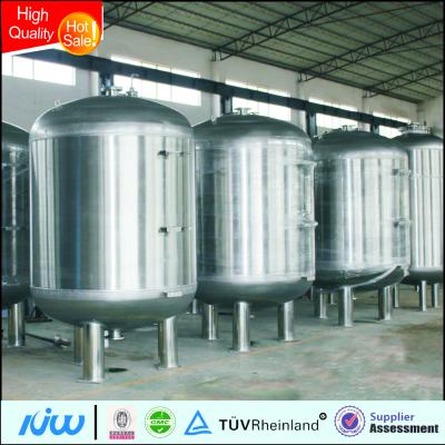 304 316 Stainless Steel Softening Filter Tank 2.2m Diameter