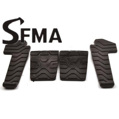 Excavator Walking Foot Pedal Rubber