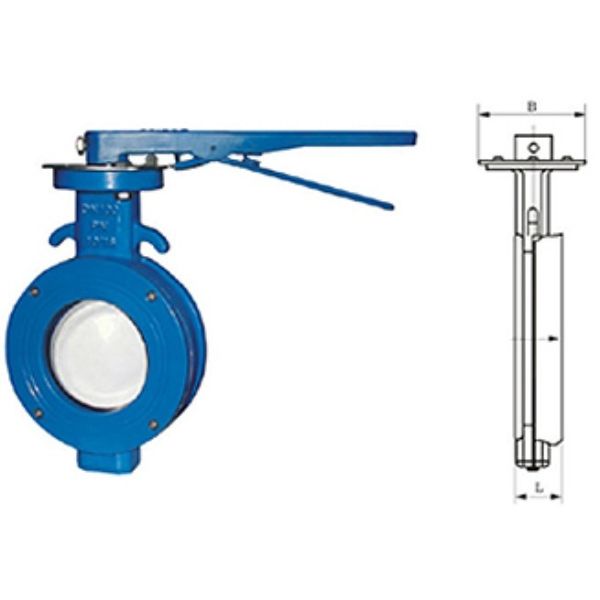 WBLXは風変りな手動ウエファーの柔らかい座席蝶弁次元200mmを選抜する