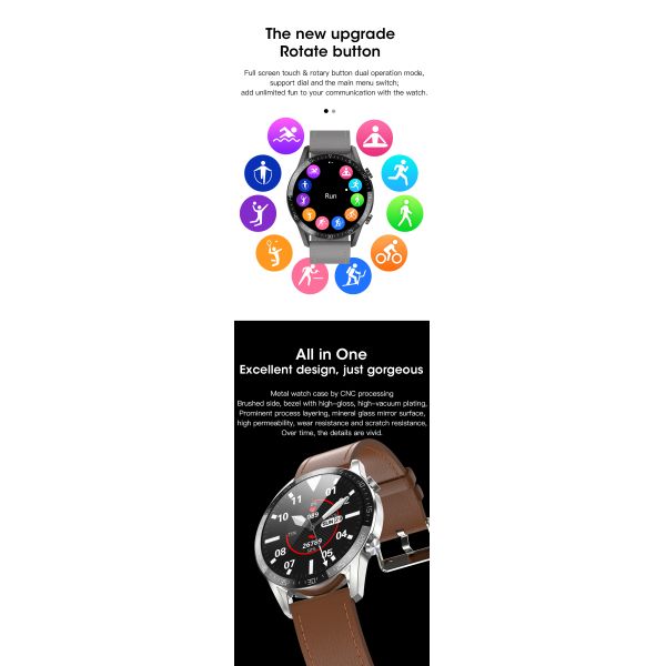 HL4PRO Smartwatch OEM IP67 1.75 Inch Kids Waterproof  For Huawei Honor