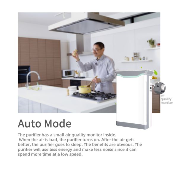 HOMEFISH Фабрика оптовая цена свежий воздух УФ-Стерилизация УФ-Стерилизация воздухоочиститель H11 HEPA отрицательные ионы очиститель воздуха для дома