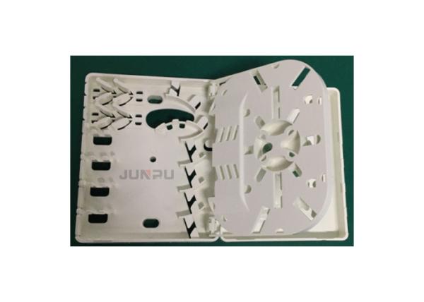 Indoor 4 Ports Fiber Optic Cable Termination Box Wall Type With SC Adapter