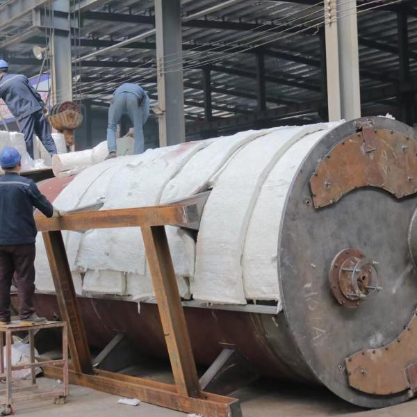 Forno de óleo térmico industrial horizontal de biomassa Forno de óleo de aquecimento