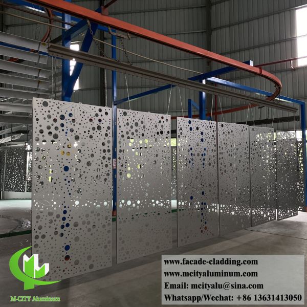 Металлическая перфорированная алюминиевая панель для фасадов зданий, облицовки стен, внутреннее и внешнее оформление