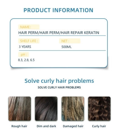 OEM  Factory Wholesale Hair Perm Cream Raw Material Deep Hair  Repairing Straightening Hair Keratin Treatment Hair Curling Cream