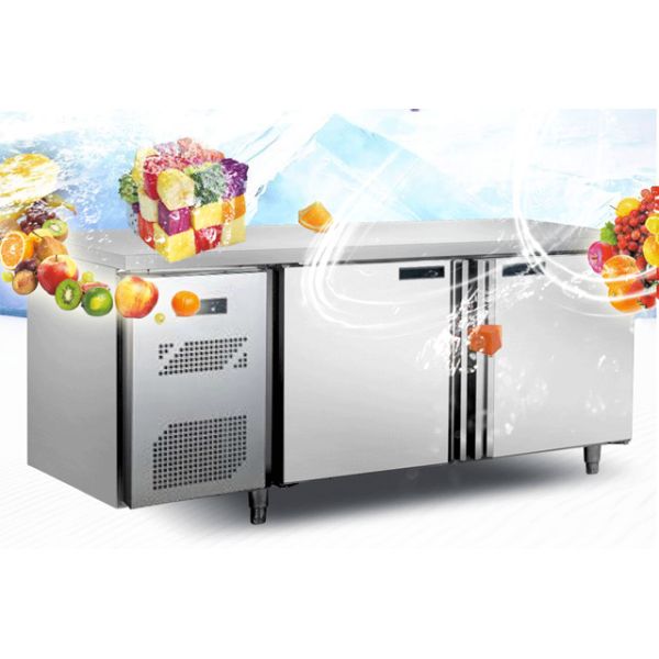 0.4L Industrial Catering Fridge Stiainless Steel Under Counter With Backsplash