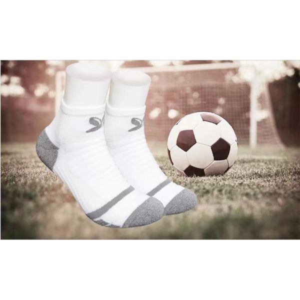 Regular Style Luxury Orange Athletic Socks for Stretchy Comfort and Anti Slip Football