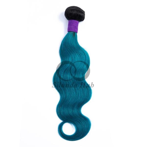 #T1B/Blue Body Wave Remy Human Hair Bundles Sew In Weave Bundles Brazilian Bundle Deals