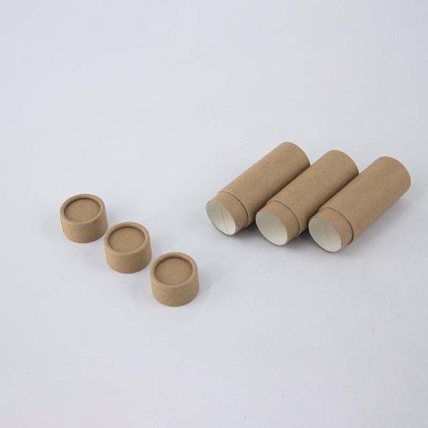 Food Grade Kraft Paper Round Tube Box For Tea Coffee Flower Gift Packaging Customizable