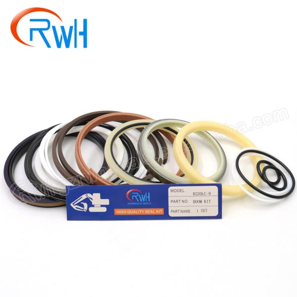 R220LC-9 Hyundai Excavator Seal Kit , PTFE Cylinder Boom Kit