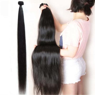 40 Inch Long Straight 100% Raw Hair Bundles 10A Brazilian Virgin Human Braiding Hair