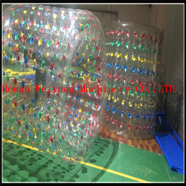 summer hot inflatable water roller zorb ball  2.2M  with custom color PVC1.0mm material
