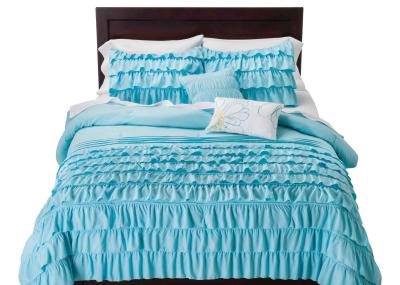 Non Woven Fabric White Down Alternative Comforter Set 100% Polyester Size Optional