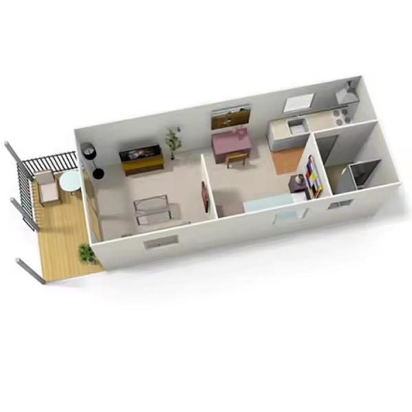 Multiple Size Specifications Prefabricated Expandable Containers With Terraces.
