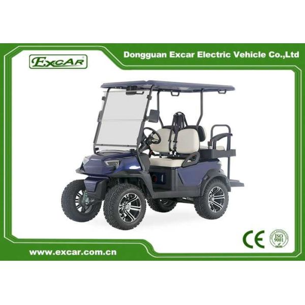 2+2 сиденья Lifed Hunting Электрические тележки для гольфа Новый дизайн Популярная модель со свертывающимся задним сиденьем