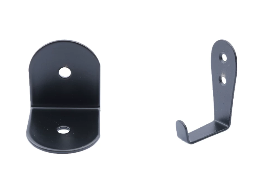 Restroom Partition Hardware Supplier | Black Heavy-Duty Rustproof Toilet Stall Lock for Hotel School Hospital