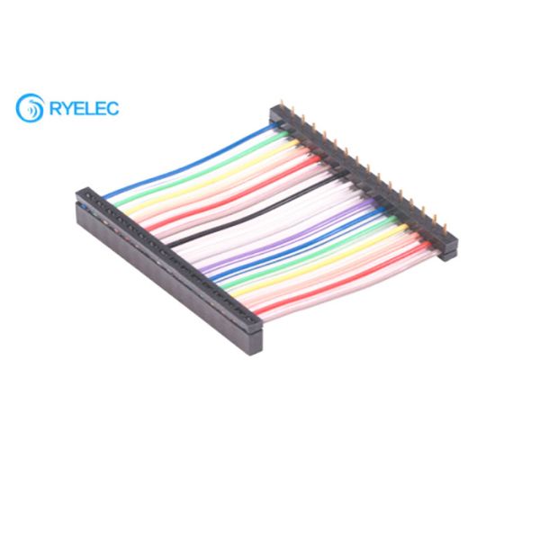Single Row Flat Ribbon Cable Assembly For Advertising Machine 2.54mm Pitch