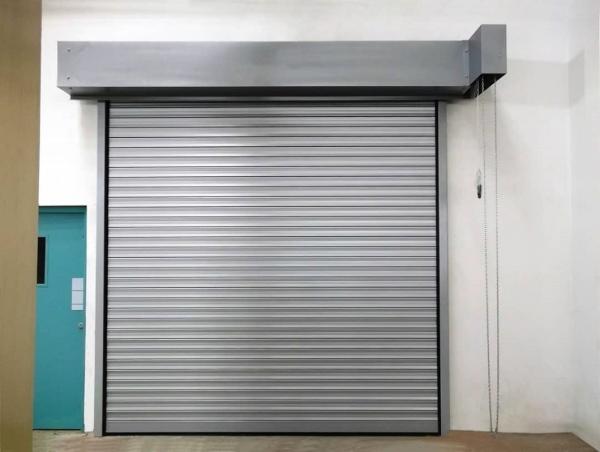 Safe Steel Fire Resistant Roller Shutter Doors For Commercial / Industrial