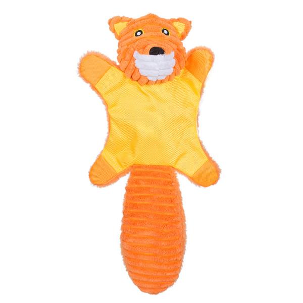 ODM Chew Cute Stuffed Squeaky Dog Toys Fox Short Plus