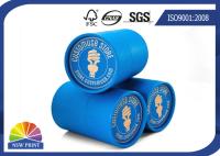 Gold Hot Stamping Foil Paper Packaging Tube / Paper Can Packing Decorative Boxes