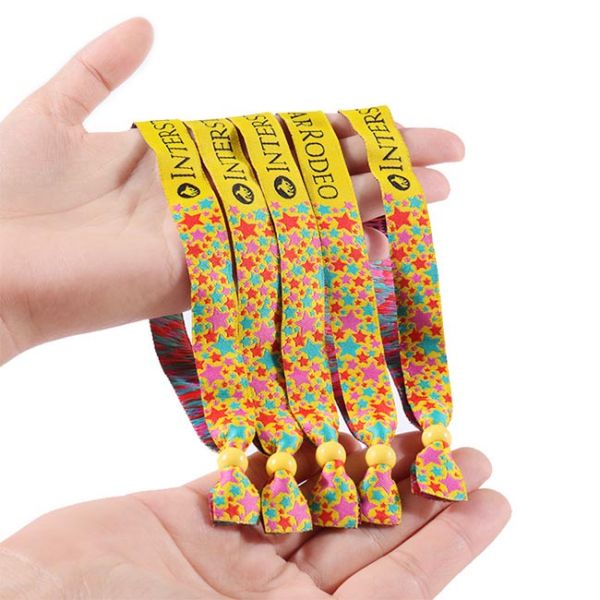 Wristbands сплетенной ткани Wristband полиэстера изготовленные на заказ сплетенные для событий