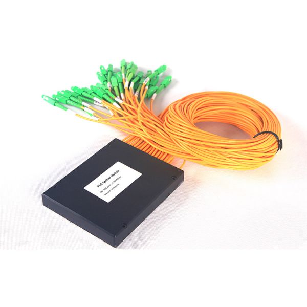 Singlemode 9 / 125 OS2 1x32 PLC Fiber Splitter Mini Module SC / UPC ABS Box Type