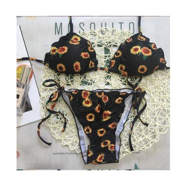 Ciktidin Floral print 2018 swimwear women swimsuit beach bathing suit