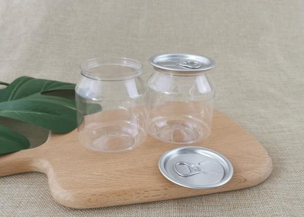 0.2L Bpa Free 10.5G Round Nuts Sweets Plastic Food Cans