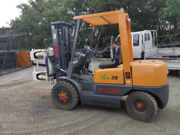 TCM FD30 Second Hand Forklift Truck , 3T Used Diesel Forklift