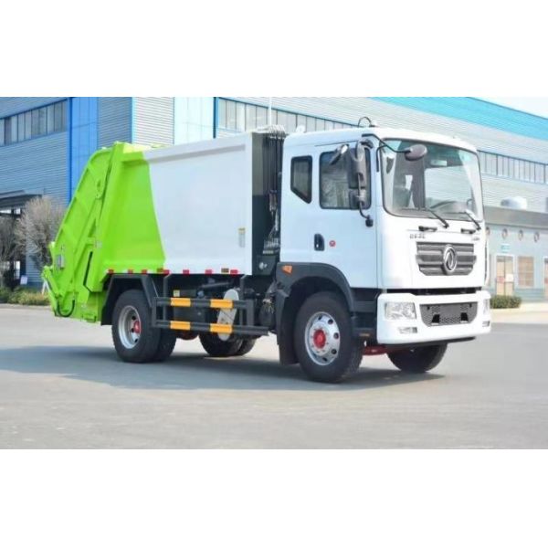 Manual Transmission 10cbm Waste Collection Garbage Compactor Truck for Garbage Can Cleaning and Compression at Affordable