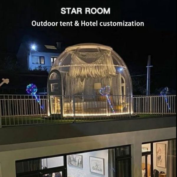 1 - 20mm Starry Sky Room Dining Bubble Tent Sleeping Panoramic Landscape Bubble Outdoor Tent