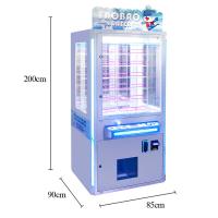 Couleur noire à jetons de clé machine de distributeur automatique avec 5 jouets de pouce Inch-10