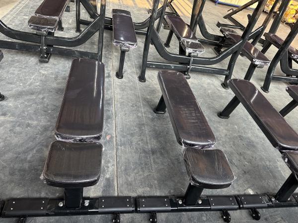 Machines commerciales de gymnastique culturisme haltérophilie entraînement à domicile salle de sport banc plat en acier durable