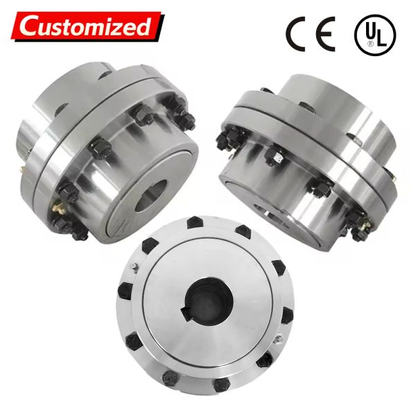 High-Strength Drum Gear Coupling with Non-Standard Customization and CNC Machining for Heavy Machinery