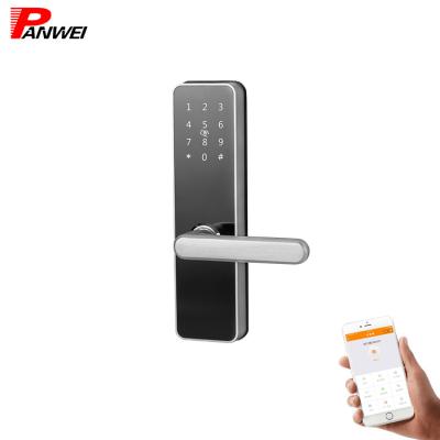 Smart Code Electronic Keypad Door Lock , Entrance Door Locks Brushed Finish